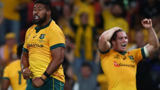 Australia celebrate