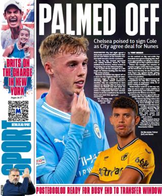 Metro back page