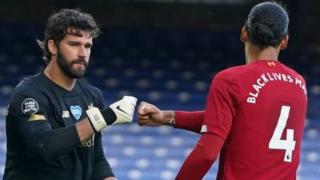 Liverpool goalkeeper Alisson