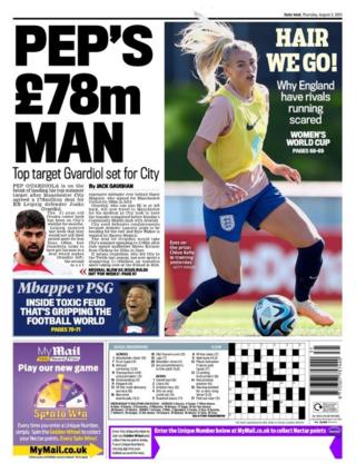 Mail's back page