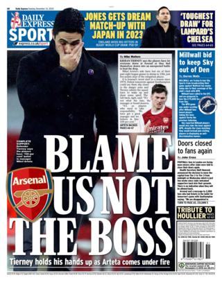 Daily Express back page