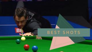 Watch the best shots as Ronnie O’Sullivan extends his lead over Kyren Wilson 17-8 in the third session of the World Championship final.