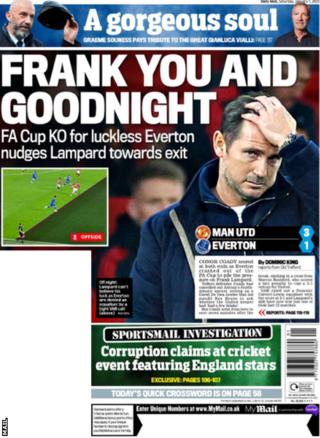 Mail back page