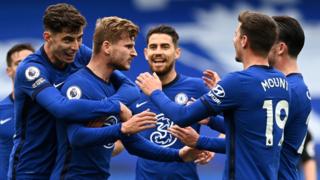 Timo Werner gives Chelsea lead