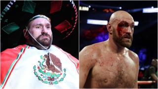 Tyson Fury before and after the fight