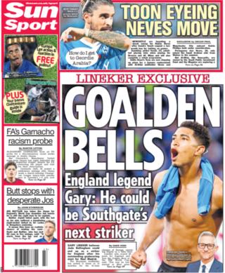 The Sun back page on 27 October 2023