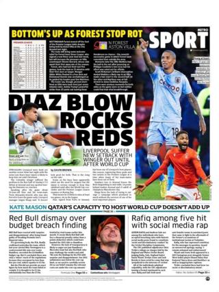Metro back page - Tuesday 11 October