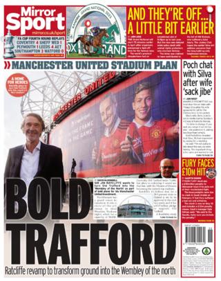 Wednesday mirror back page