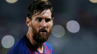 Barcelona's Lionel Messi