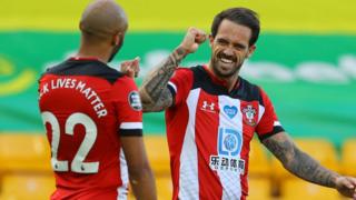 Southampton players celebrate