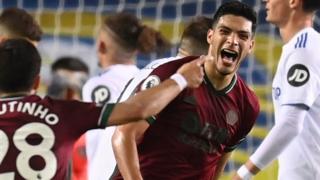 Raul Jimenez (right)