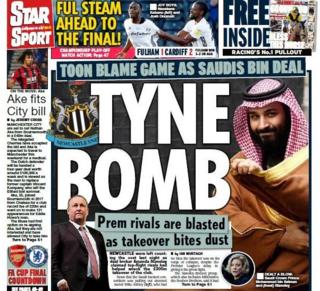 Back page of the Star
