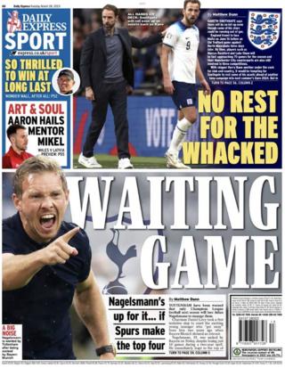 Daily Express back page