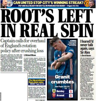 Back page of the Mail on Sunday on 7 March 2021