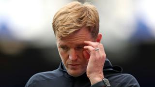 Eddie Howe who has left Bournemouth by mutual consent