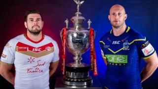 The Ladbrokes Challenge Cup with Catalans Remi Casty and Warrington's Chris Hill