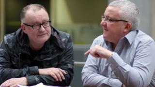 Stuart Cosgrove and Tam Cowan