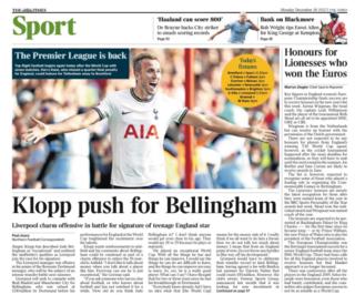 Times back page