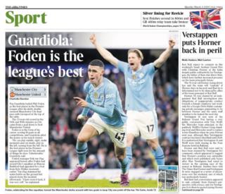 Times back page