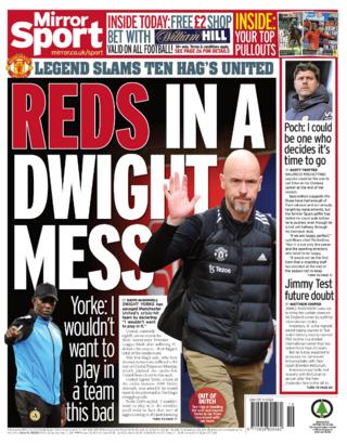 Back page of the Mirror