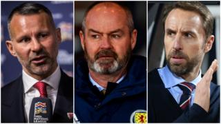 Ryan Giggs, Steve Clarke & Gareth Southgate