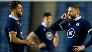 Adam Hastings and Finn Russell