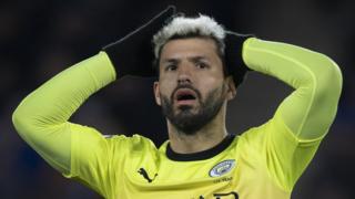 Manchester City striker Sergio Aguero