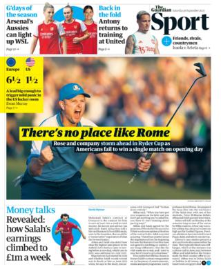 Guardian back page