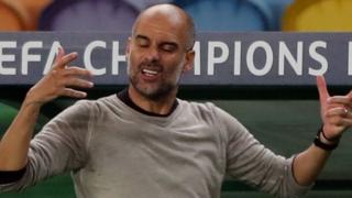Manchester City coach Pep Guardiola