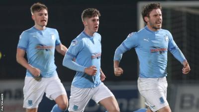 ballymena mccartan premiership salvages congratulate