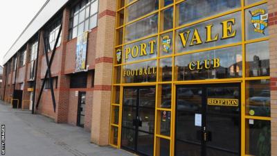 Port Vale formally enter administration - BBC Sport