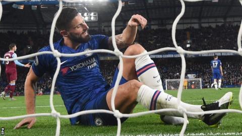 Chelsea striker Olivier Giroud