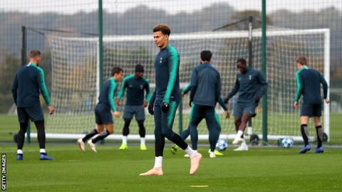 Dele Alli in training