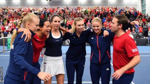 GB Fed Cup team