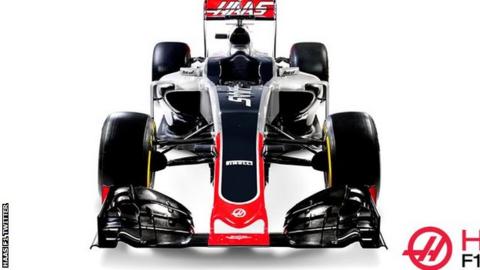 Haas F1 2016 car