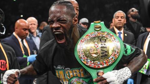 Wilder has 41 wins and one draw as a professional