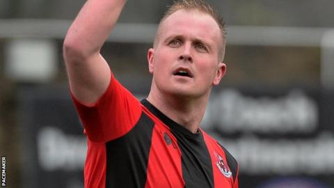 Jordan Owens was on target as Crusaders beat Ballymena to reach the last four