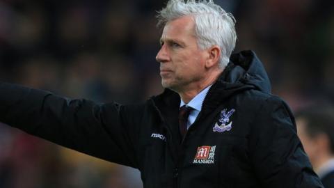 Crystal Palace manager Alan Pardew