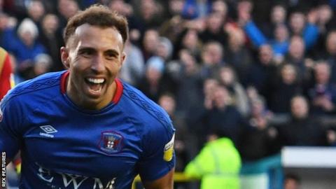 Hallam Hope has scored 13 goals for Carlisle United this season