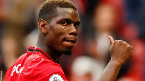 Manchester United midfielder Paul Pogba
