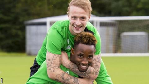 Leigh Griffiths (top) and Moussa Dembele