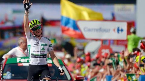 Benjamin King at the Vuelta