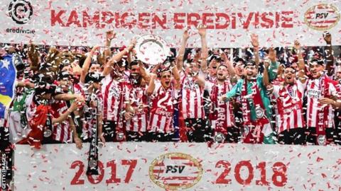 Psv Eindhoven Beat Ajax To Seal Title Bbc Sport