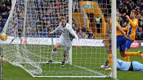 Ryan Bird scores for Newport
