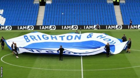Brighton fans reported both incidents of alleged racism at the Amex Stadium