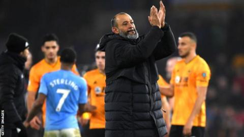 Wolves manager Nuno Espirito Santo