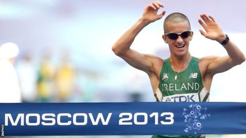 Rob Heffernan won the 50km Race Walk at the 2013 World Championships