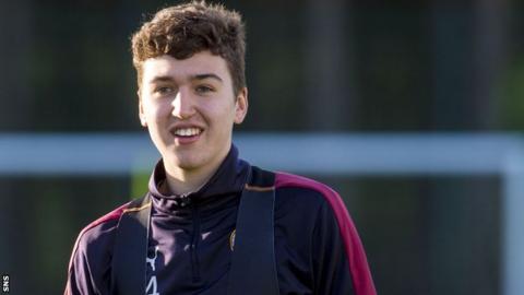Hearts midfielder Dario Zanatta