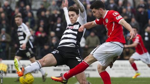 Lewis Morgan cracks home St Mirren's second goal
