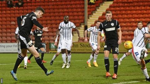 Jack Baird scores